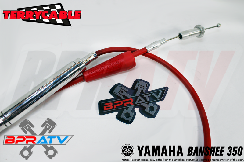 Banshee 350 RED Terrycable Dual TWIST Throttle Clutch Cable Set PWK PJ Carbs USA