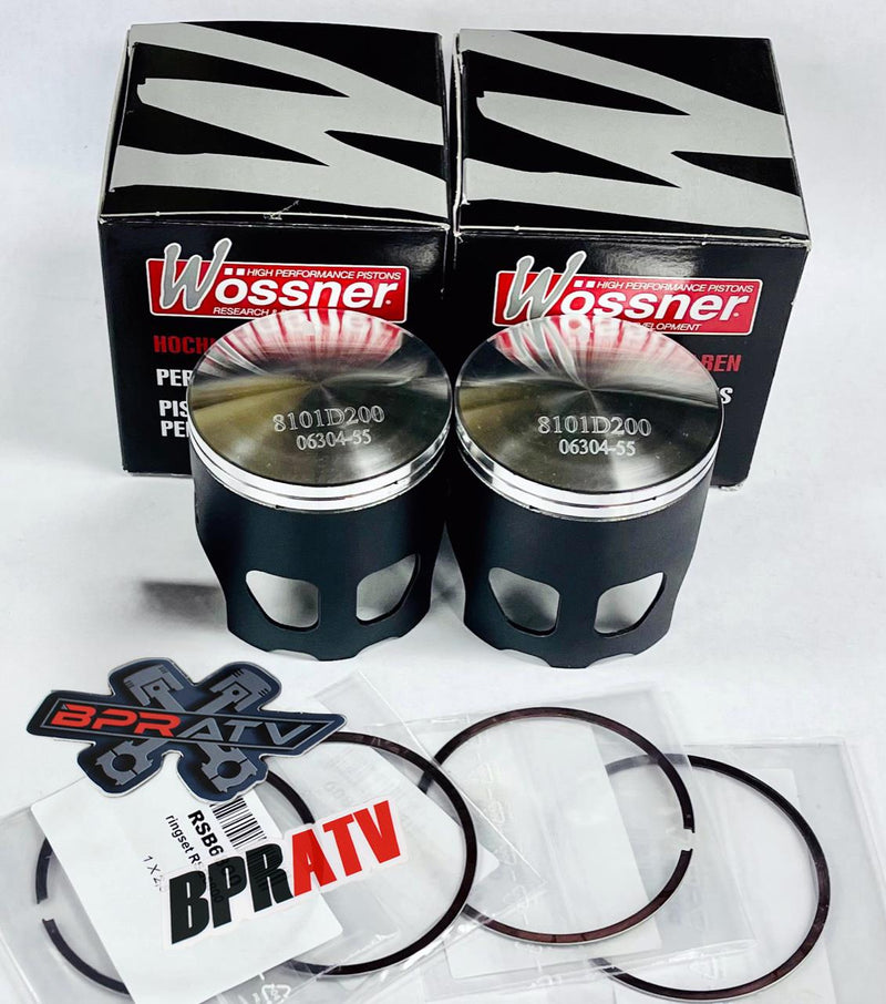 Yamaha Banshee 69mm Long Rod Stroker Pistons Wossner 68.95mm Big Bore Piston Set