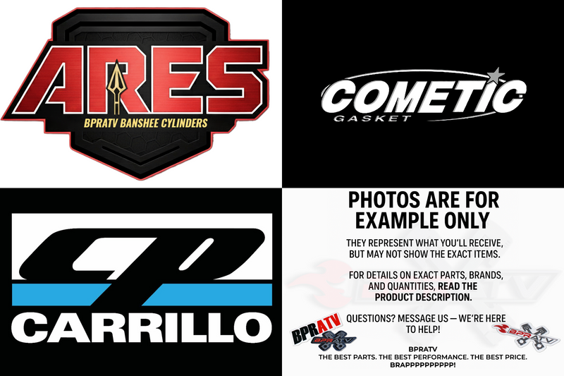 Banshee 421cc ARES 68mm Athena Style Cylinders CP Carrillo Pistons Stroker Crank