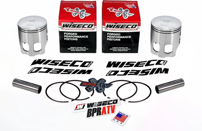 Banshee 64mm Stock Standard Bore Wiseco Pro Lite Pistons Bearings & Gaskets Kit