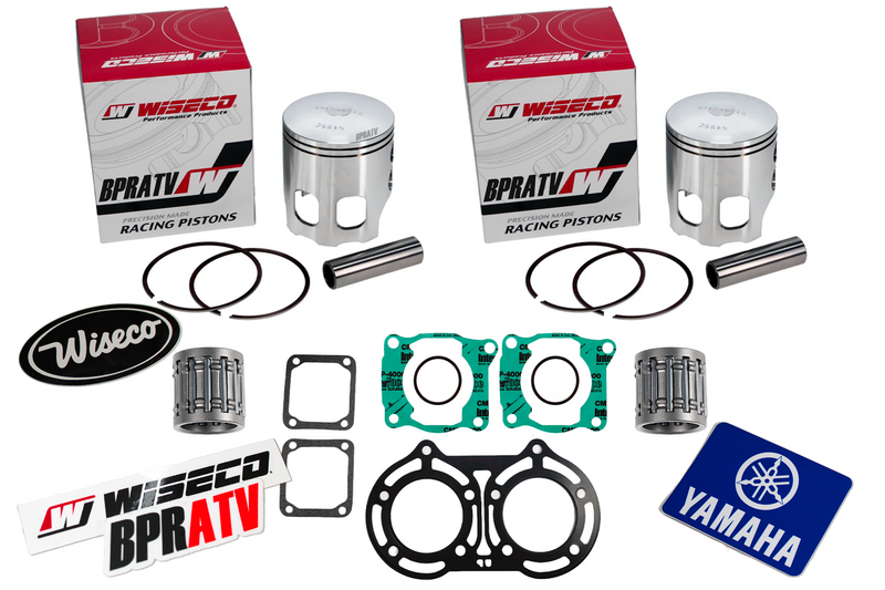 Banshee 64mm Stock Standard Bore Wiseco Pro Lite Pistons Bearings & Gaskets Kit