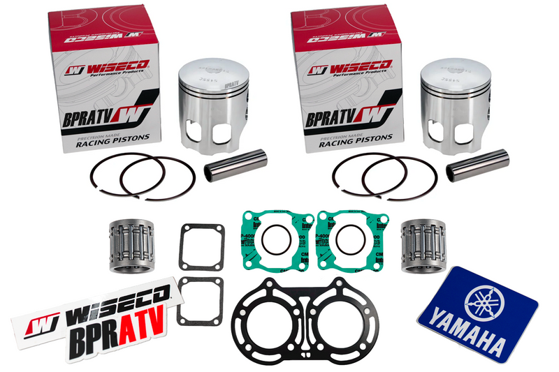 Banshee 64mm Stock Standard Bore Wiseco Pro Lite Pistons Bearings & Gaskets Kit