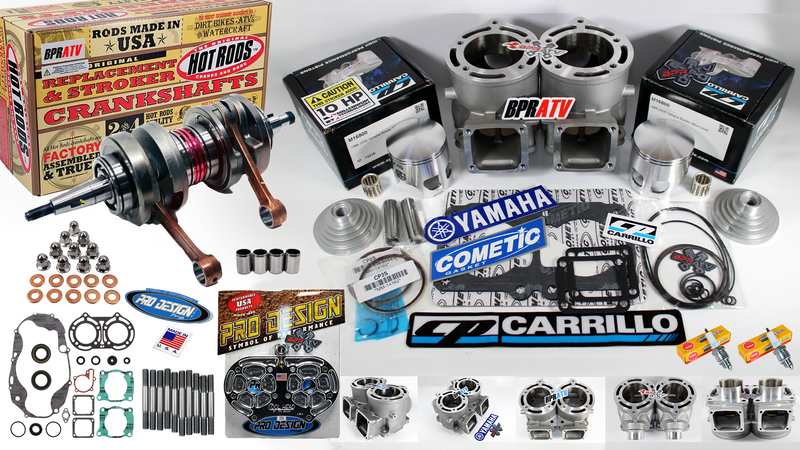 Yamaha Banshee 421cc Stroker Kit ARES 68mm Cylinder CP Pistons Pro Cool Head USA