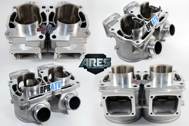 Yamaha Banshee 421cc Stroker Kit ARES 68mm Cylinders CP Pistons Pro Cool Head +4