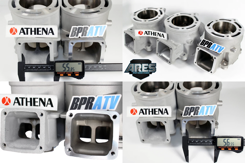 BPRATV Banshee 400cc ARES 68mm Athena Alt Big Bore Kit Wiseco Pistons Crank Head