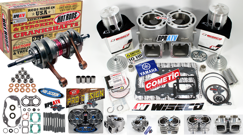 Banshee 421cc ARES 68mm Nikasil Cylinder Stroker Kit Athena-Style Pro Cool Head!