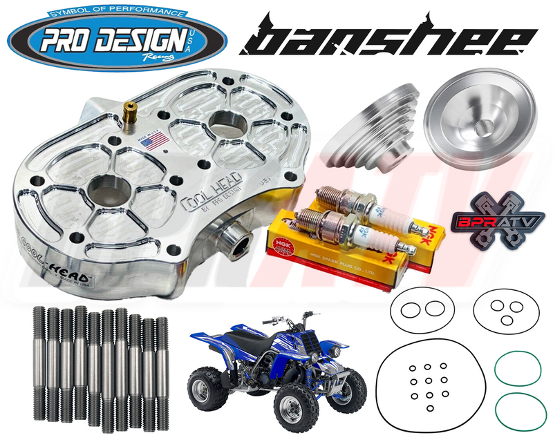 Banshee ARES 68mm Athena-Style Cylinder 421cc Stroker Crank Pistons Pro Head Cub