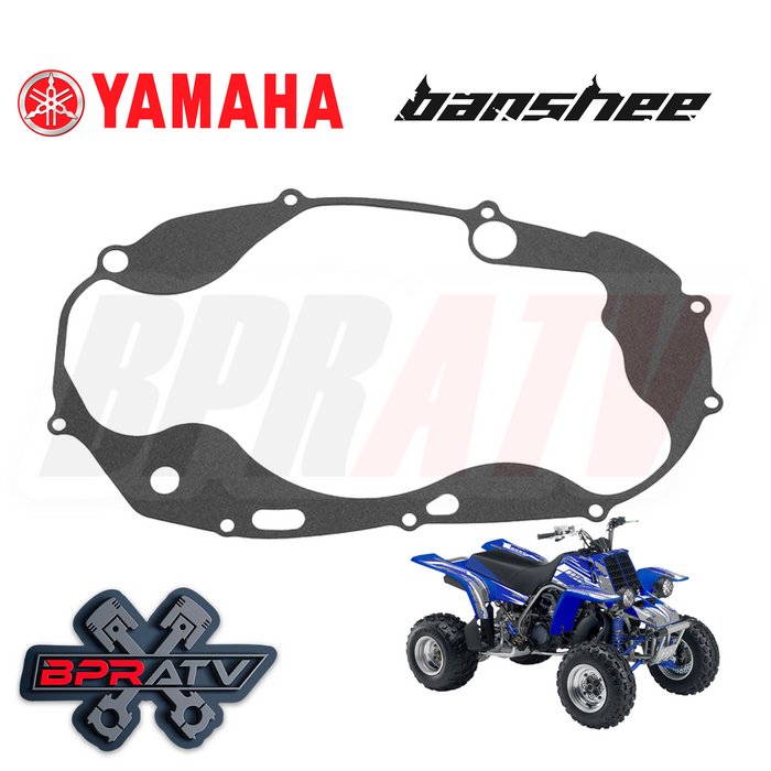 Yamaha Banshee 350 WISECO CNC Black Billet Clutch Basket Gasket & BPR Clutch Kit