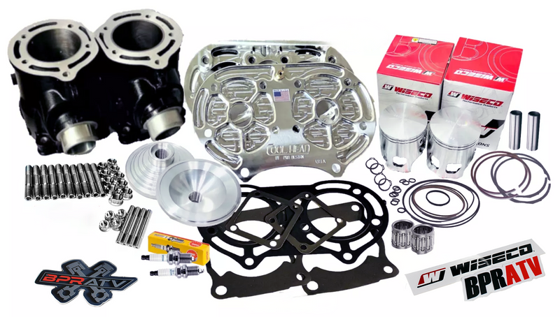 Banshee Cylinders Cool Head Billet Domes Stock Bore Top End Rebuild Kit Complete