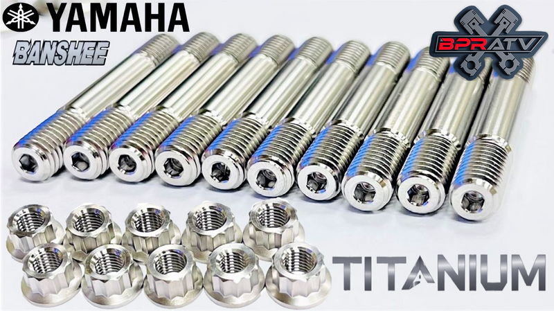 Strongest Stock Banshee Head Ti Head Studs Full Complete TITANIUM Stud Bolts Kit
