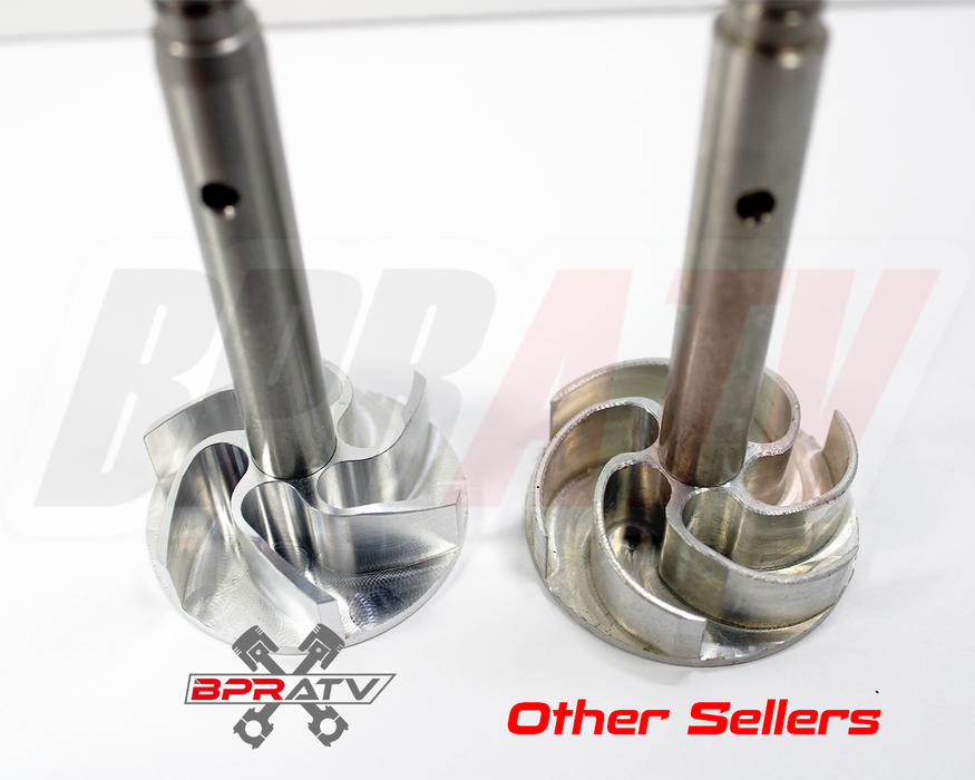 BPRATV Banshee Pro Design Billet EZ Drain Water Pump Cover Impeller Rebuild Kit