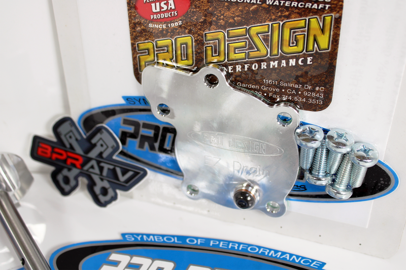 BPRATV Banshee Pro Design Billet Aluminum EZ Drain Water Pump Cover Impeller USA