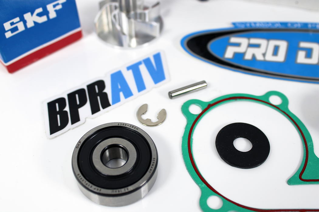 BPRATV Banshee Pro Design Billet EZ Drain Water Pump Cover Impeller Rebuild Kit