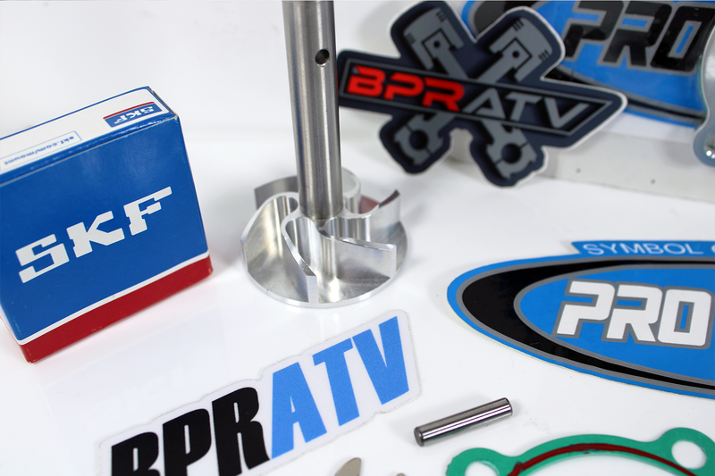 Banshee Pro Design Billet E-Z Drain Cover Water Pump Rebuild & Upgraded Impeller