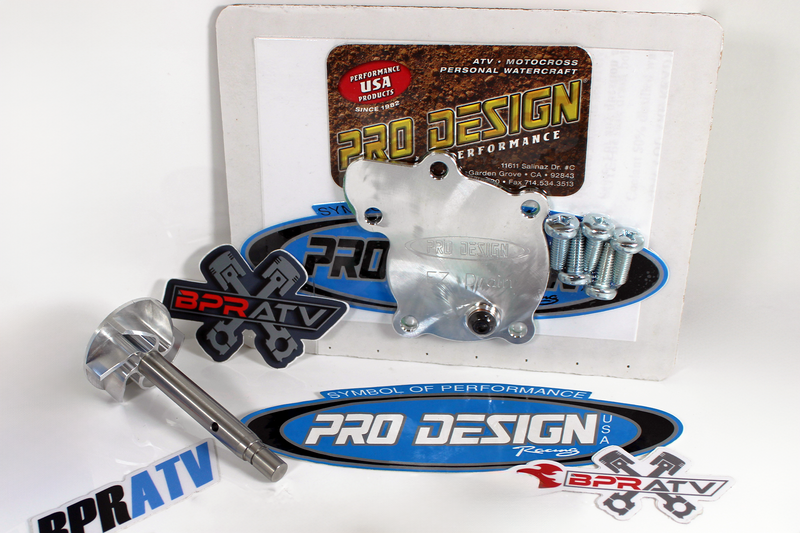 BPRATV Banshee Pro Design Billet EZ Drain Water Pump Cover Impeller Rebuild Kit