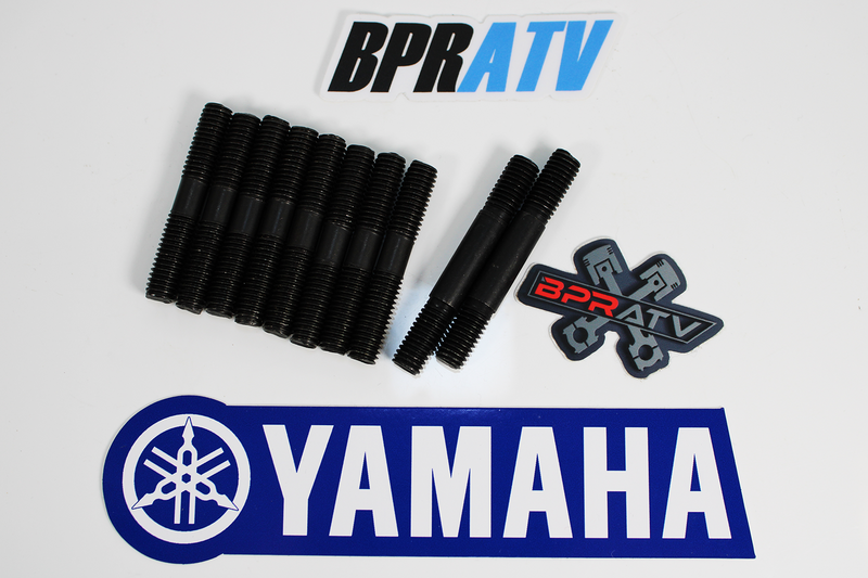 Yamaha Banshee Blaster YZ WR Head Stud Kit Stock Cylinder OEM Replacement 10pcs