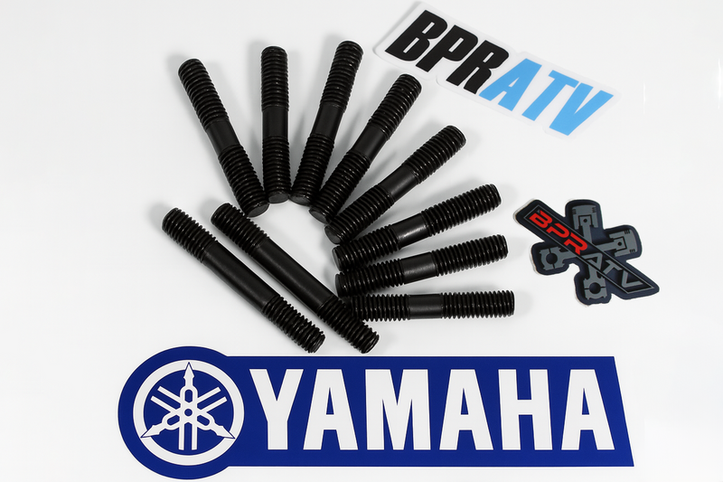 Yamaha Banshee Blaster YZ WR Head Stud Kit Stock Cylinder OEM Replacement 10pcs