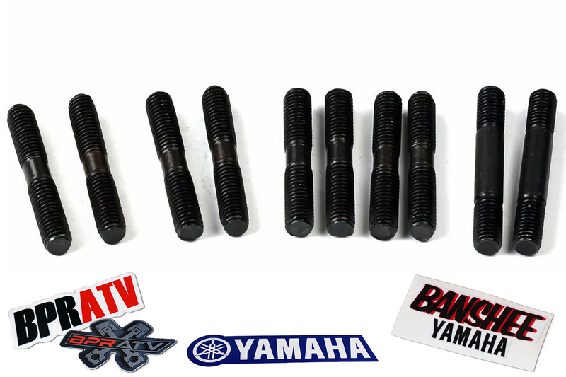 Yamaha Banshee Blaster YZ WR Head Stud Kit Stock Cylinder OEM Replacement 10pcs