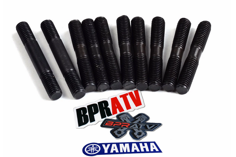 Yamaha Banshee Blaster YZ WR Head Stud Kit Stock Cylinder OEM Replacement 10pcs