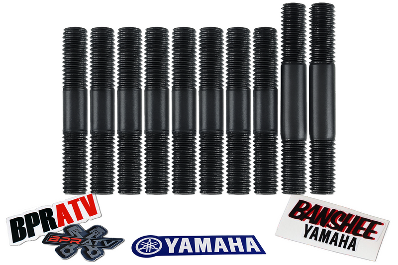 Yamaha Banshee Blaster YZ WR Head Stud Kit Stock Cylinder OEM Replacement 10pcs