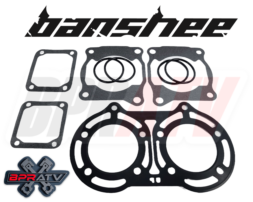 Yamaha Banshee 350 64.75mm Bore Wiseco Pro Pistons Bearings Top End Gaskets Kit