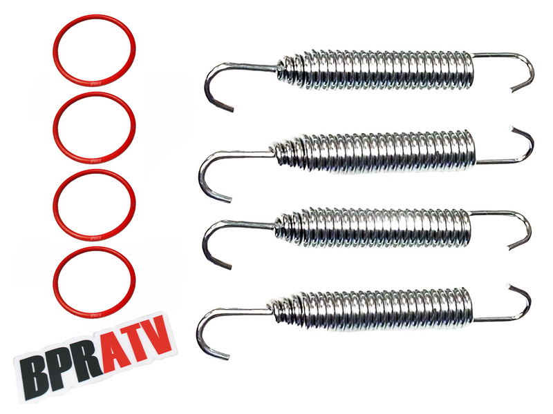 YAMAHA Banshee YFZ350 350 87-06 SILICONE Gaskets Swivel Springs Exhaust Muffler