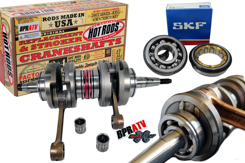 Hot Rods Banshee +4mm Stroker Crank 115mm Rods SKF NJ Maxload Bearings 4111 New!