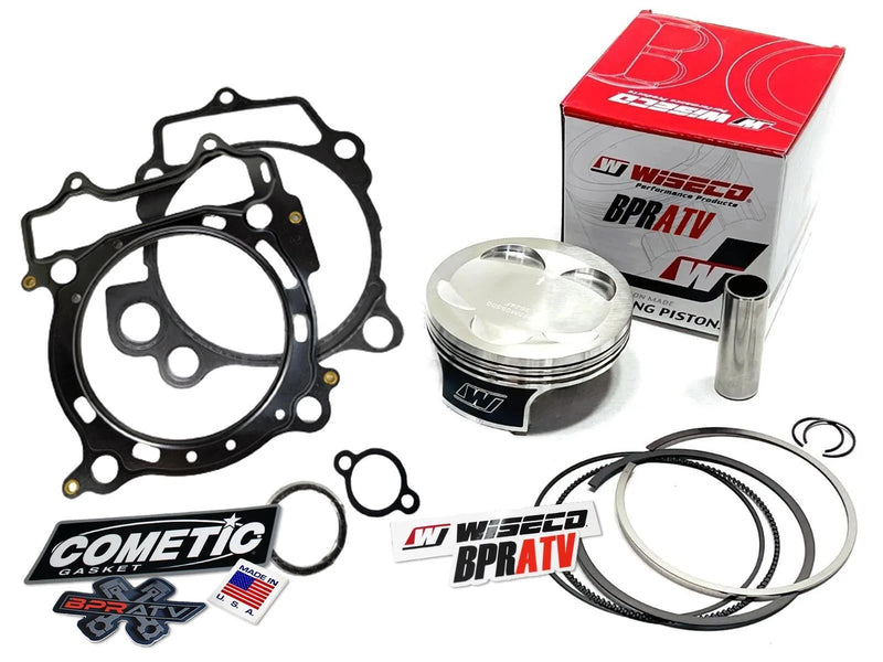 Honda TRX450R 94mm Wiseco 14:1 Cometic Titanium Studs Top End Rebuild Kit '04-05