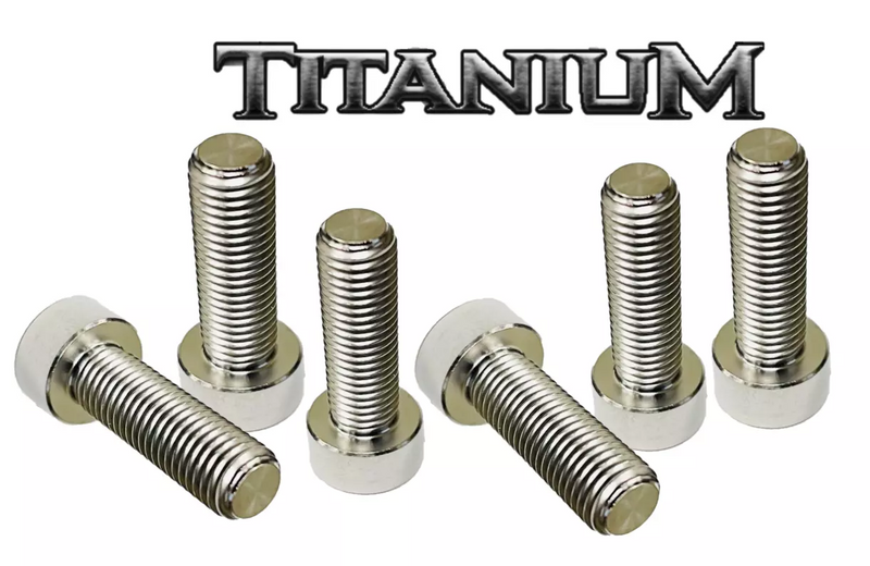 Best RZR XP 900 1000 Ti Exhaust Bolts Titanium Head Pipe Manifold Bolt Kit Set 6