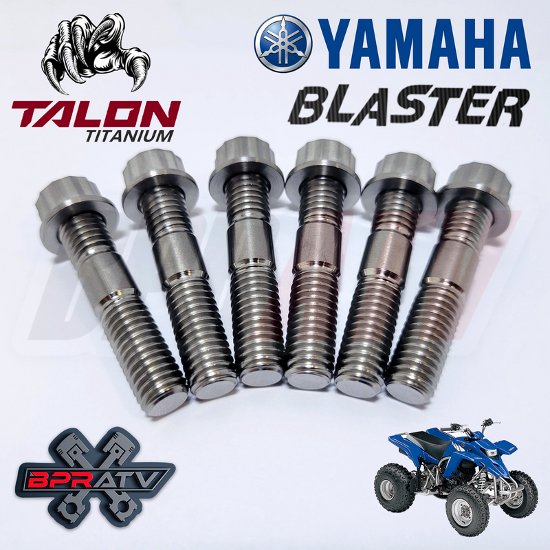 Yamaha Blaster 200 TITANIUM Cylinder Head Studs Complete Bolts Ti