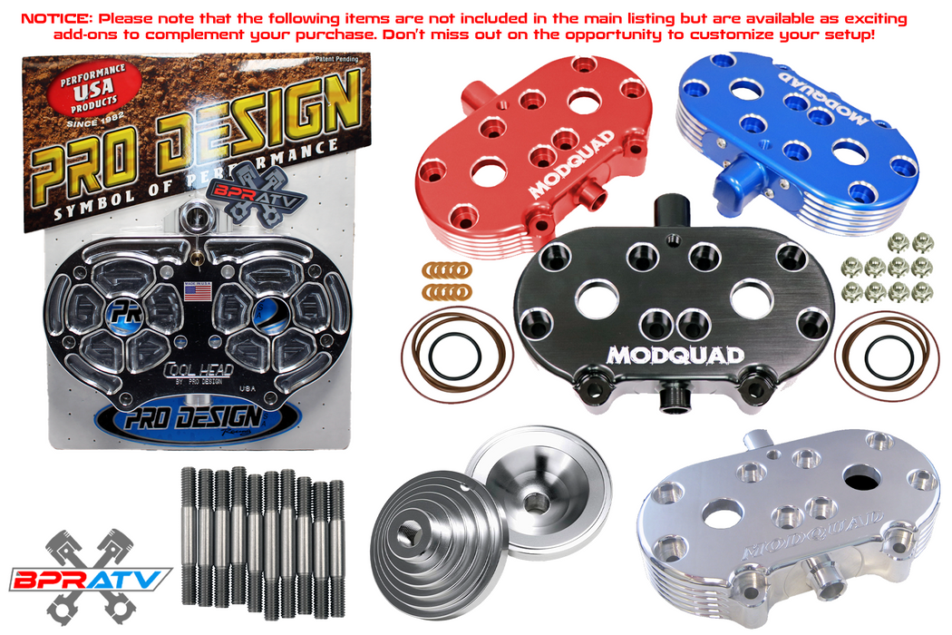 Banshee CUB 443cc 7mil Cub Big Bore CPI 68mm Wiseco Cylinder Top End Rebuild Kit