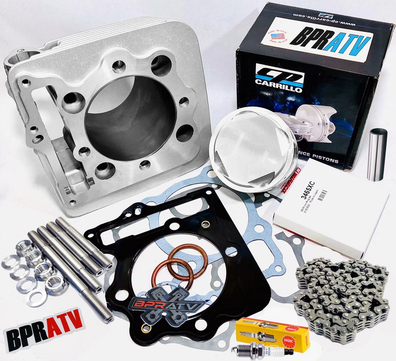 Honda 400EX 400X Top End Rebuild Kit 85mm Stock Bore Cylinder JE CP Piston Studs