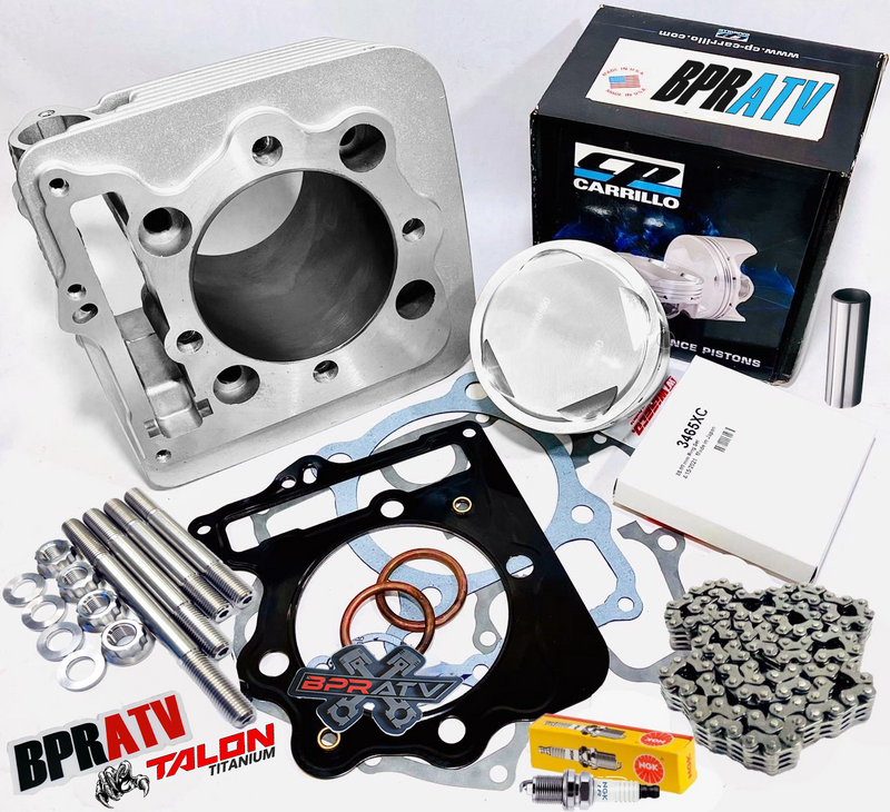 Honda 400EX 400X Top End Rebuild Kit 85mm Stock Bore Cylinder JE CP Piston Studs