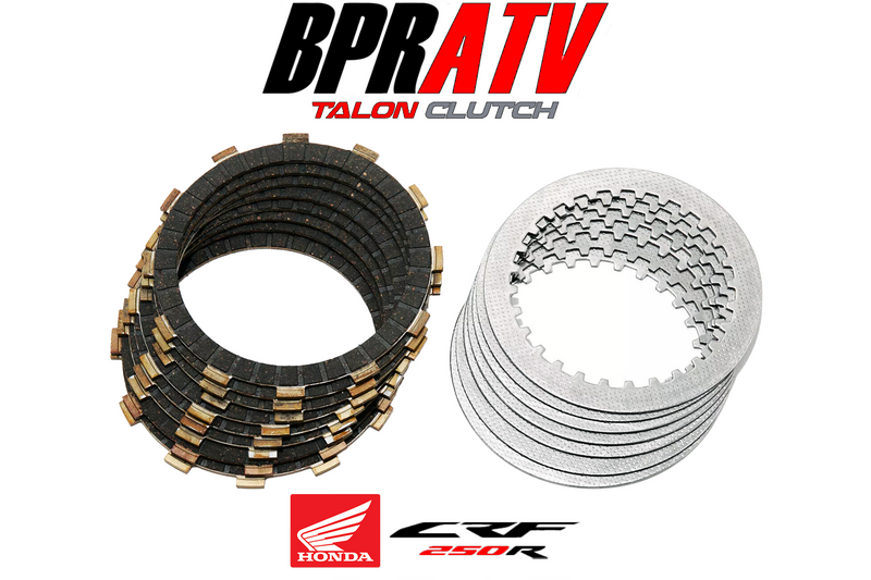 BPRATV Honda CRF250R Heavy Duty Steel Plates Fibers Springs Clutch Kit 2004-2009