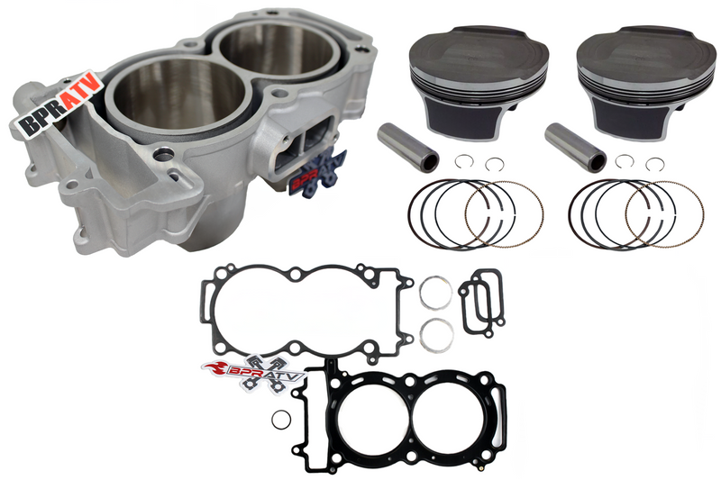 BPRATV Polaris RZR 900 XP XP 4 93mm Cylinder Pistons Top End Rebuild Kit '11-14