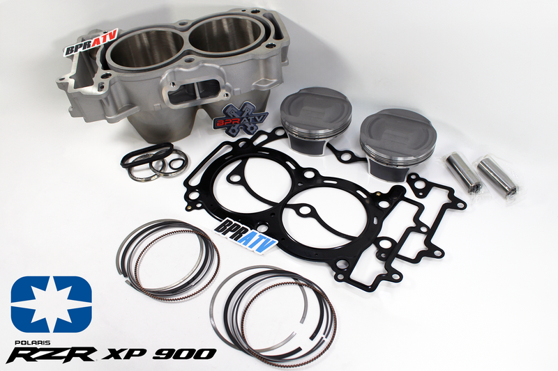 BPRATV Polaris RZR 900 XP XP 4 93mm Cylinder Pistons Top End Rebuild Kit '11-14