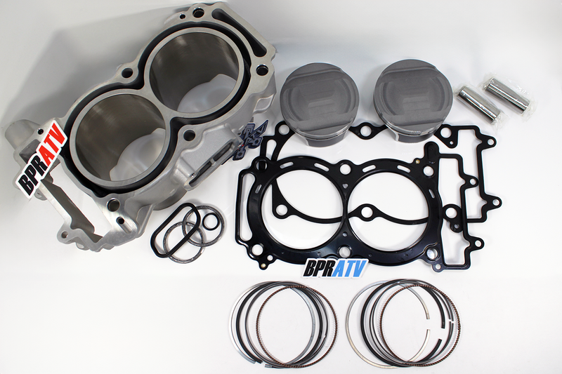 BPRATV Polaris RZR 900 XP XP 4 93mm Cylinder Pistons Top End Rebuild Kit '11-14