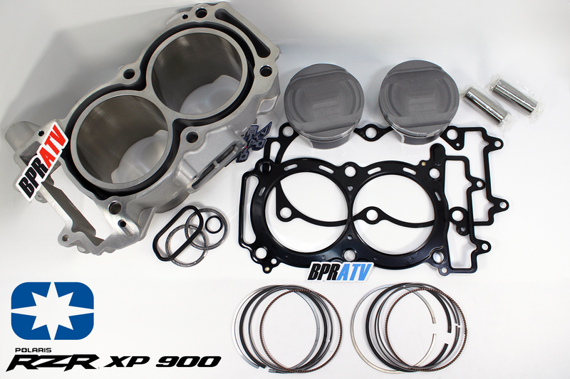 BPRATV Polaris RZR 900 XP XP 4 93mm Cylinder Pistons Top End Rebuild Kit '11-14