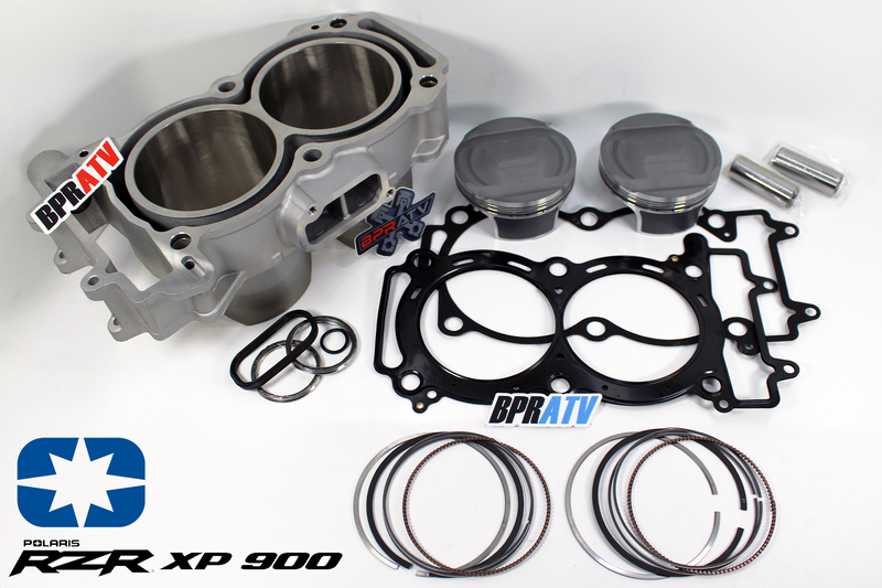 BPRATV Polaris RZR 900 XP XP 4 93mm Cylinder Pistons Top End Rebuild Kit '11-14