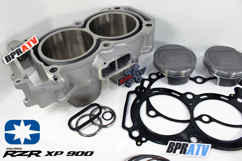 BPRATV Polaris RZR 900 XP XP 4 93mm Cylinder Pistons Top End Rebuild Kit '11-14