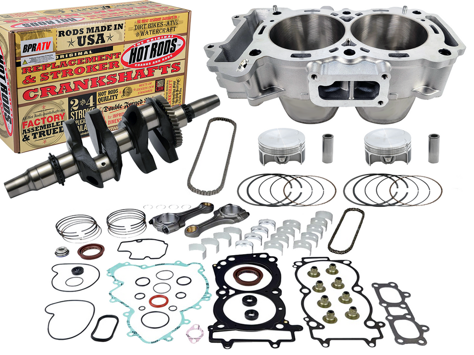 19-21 Polaris RZR XP 4 TURBO S Complete Engine Rebuild Kit Crank Cylinder Piston