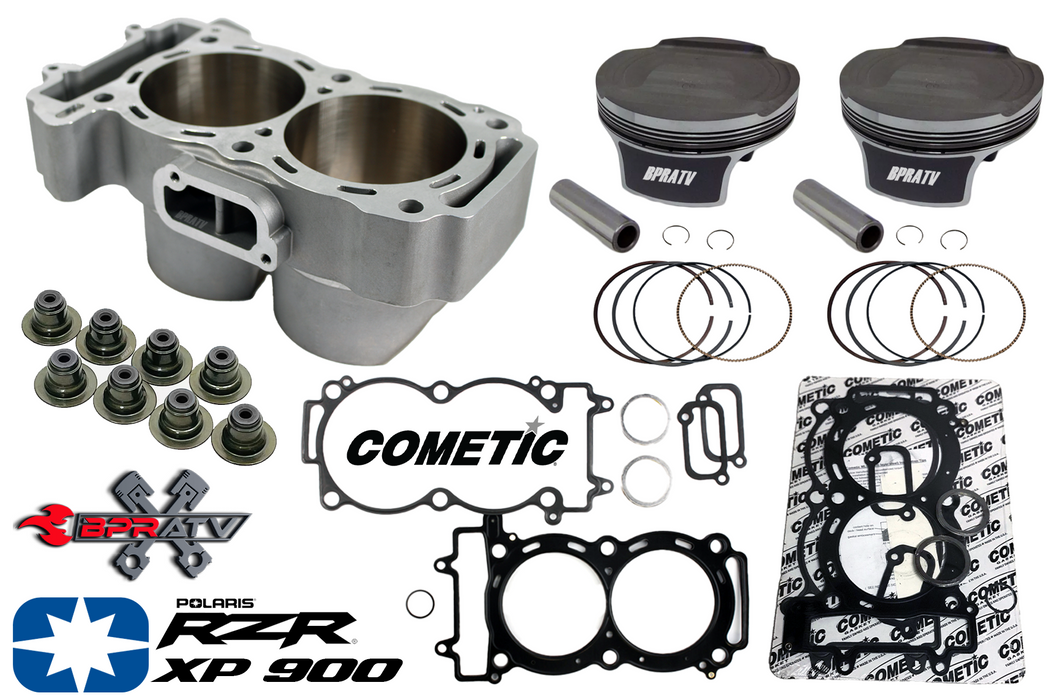 Polaris 2011-2014 RZR 900 XP XP4 900 Top End Rebuild Kit Cylinder Pistons Gasket