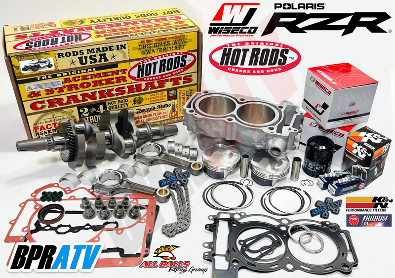 Polaris 2011 2012 RZR XP4 900 Complete Engine Rebuild Kit Crank Cylinder Pistons