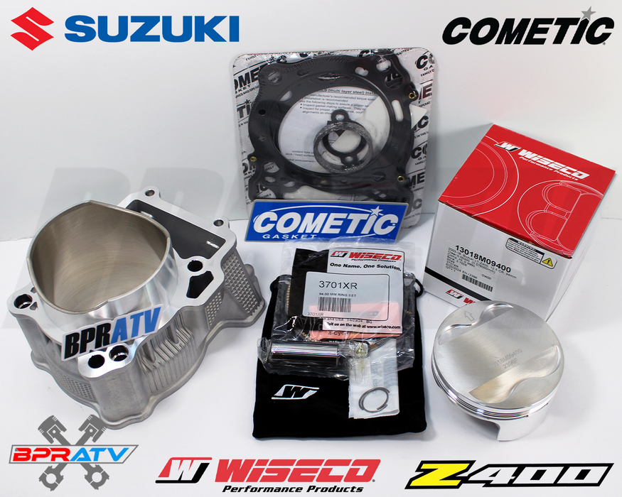 03-14 LTZ400 LTZ 400 Cylinder Wiseco Piston Gasket Big Bore Top End Rebuild Kit