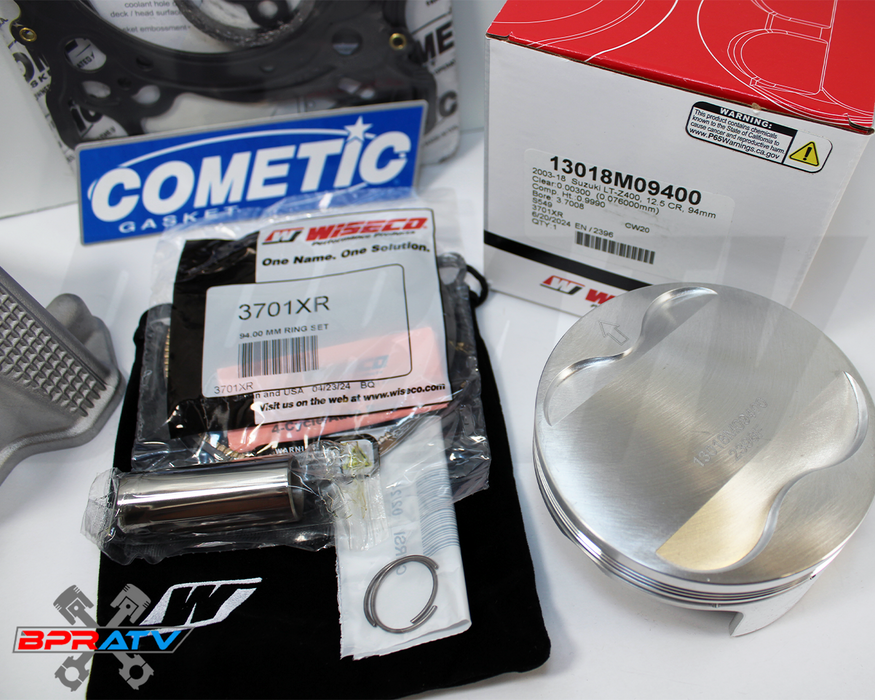 Kawasaki KFX400 94mm Cylinder Wiseco Piston Gasket Big Bore Top End Rebuild Kit