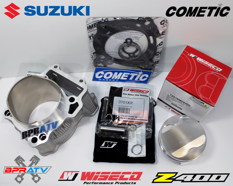 LTZ DRZ KFX 400 LTZ400 Big Bore 94mm Cylinder Complete Top End Rebuild Kit Parts