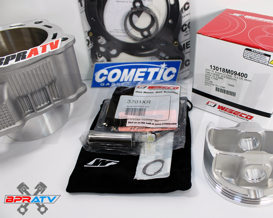 Suzuki DRZ400 DRZ 400 Cylinder Wiseco Piston Gasket Big Bore Top End Rebuild Kit