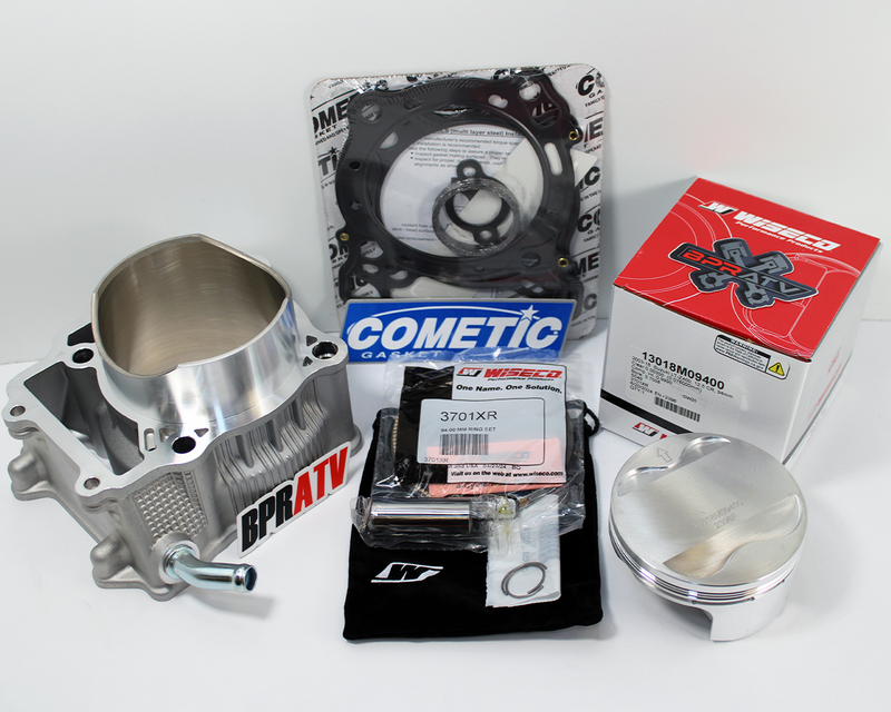 BPRATV Arctic Cat 400DVX 94m Big Bore Cylinder Piston Wiseco Top End Rebuild Kit