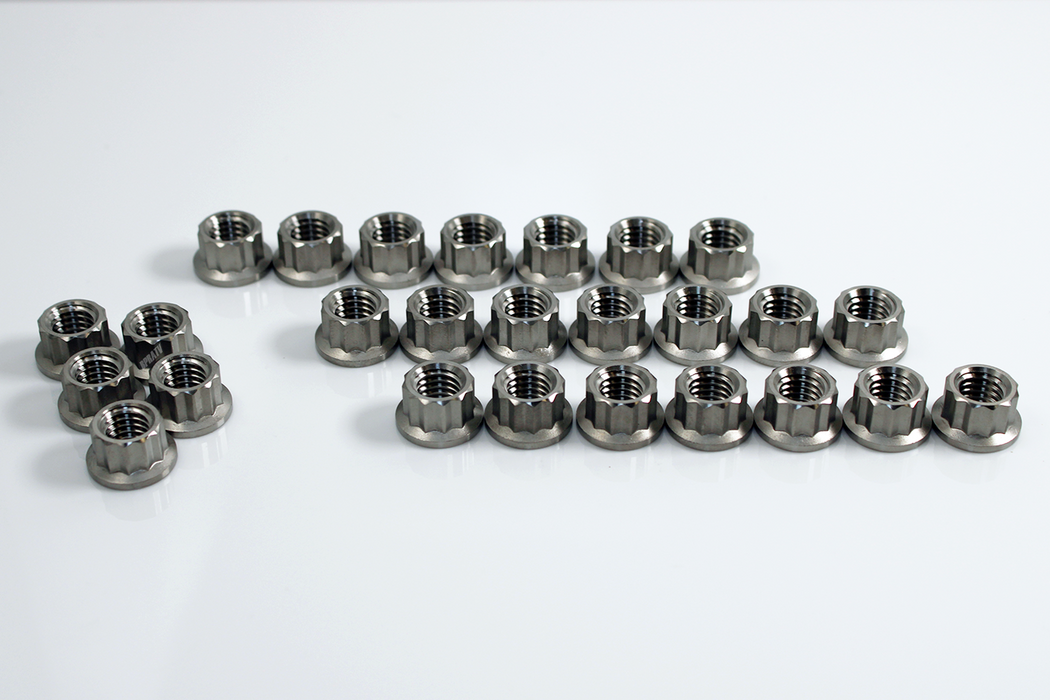 Banshee 392 421 CUB TITANIUM Nuts Stud Nut Kit Crank Case Cylinder Head Nuts Set