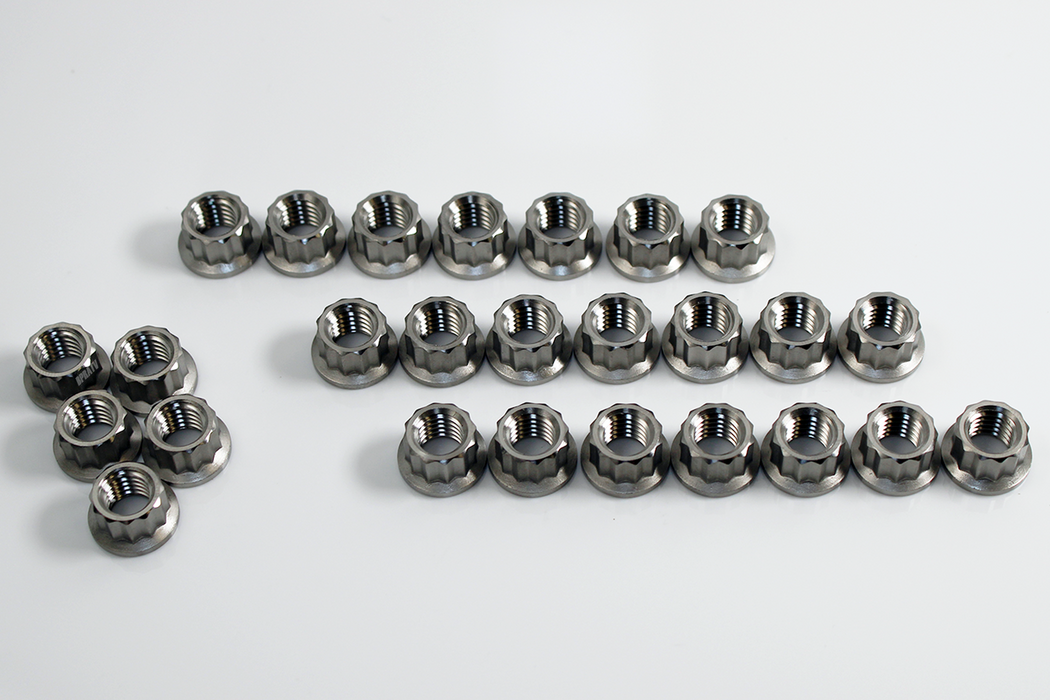 Banshee 392 421 CUB TITANIUM Nuts Stud Nut Kit Crank Case Cylinder Head Nuts Set